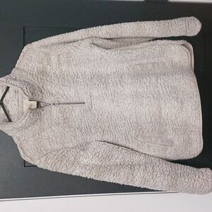 Thread & Supply Wubby Fleece Ivory Pullover Cozy Teddy Bear Sherpa Women's Sz M